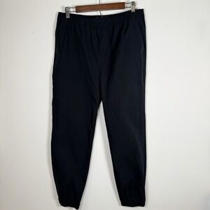 Women's Banana Republic Athletic Jogger Black Elastic Size Medium Casual Outdoor